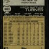 2022 Topps Heritage Justin Turner Los Angeles Dodgers #383