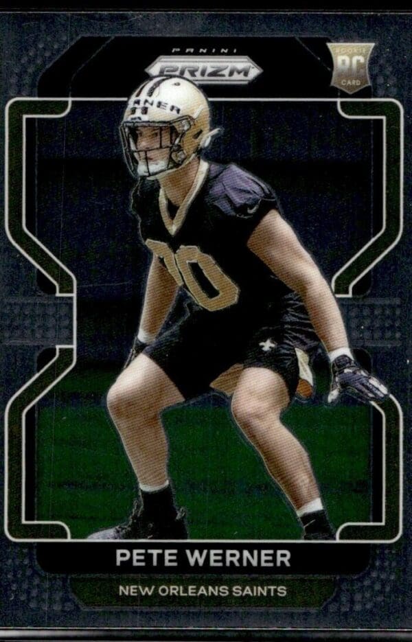 2021 Panini Prizm Pete Werner Rookie New Orleans Saints #391