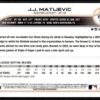 2022 Topps Holiday Houston Astros #HW136 J.J. Matijevic RC Rookie