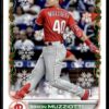 2022 Topps Holiday Philadelphia Phillies #HW32 Simon Muzziotti RC Rookie