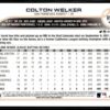 2022 Topps Holiday San Francisco Giants #HW26 Colton Welker RC Rookie