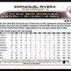 2022 Topps Holiday Arizona Diamondbacks #HW20 Emmanuel Rivera RC Rookie