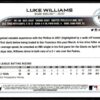 2022 Topps Holiday Miami Marlins #HW186 Luke Williams RC Rookie