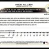 2022 Topps Holiday Oakland Athletics #HW38 Nick Allen RC Rookie