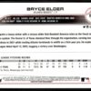 2022 Topps Holiday Atlanta Braves #HW111 Bryce Elder RC Rookie
