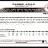 2022 Topps Holiday Cleveland Guardians #HW12 Gabriel Arias RC Rookie