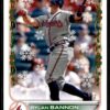 2022 Topps Holiday Atlanta Braves #HW84 Rylan Bannon RC Rookie