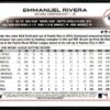 2022 Topps Holiday Arizona Diamondbacks #HW20 Emmanuel Rivera RC Rookie
