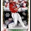2022 Topps Holiday Cleveland Guardians #HW11 Ernie Clement RC Rookie