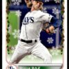 2022 Topps Holiday Tampa Bay Rays #HW41 Shane Baz RC Rookie