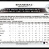 2022 Topps Holiday Tampa Bay Rays #HW41 Shane Baz RC Rookie