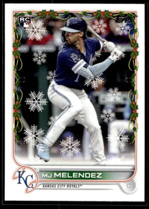 2022 Topps Holiday Kansas City Royals #HW78 MJ Melendez RC Rookie