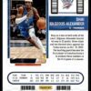 2022 Panini Contenders Oklahoma City Thunder #18 Shai Gilgeous-Alexander