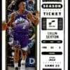 2022 Panini Contenders Utah Jazz #33 Collin Sexton