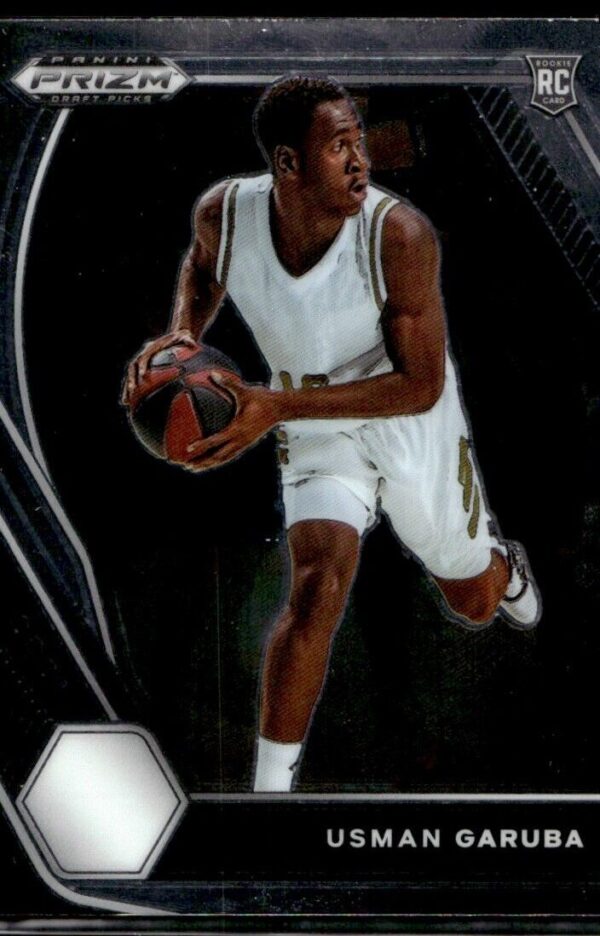 _10 2021 Panini Prizm Draft Picks Real Madrid #41 Usman Garuba RC Rookie