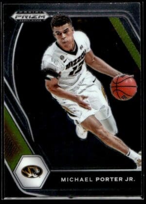 _10 2021 Panini Prizm Draft Picks Missouri Tigers #98 Michael Porter Jr.