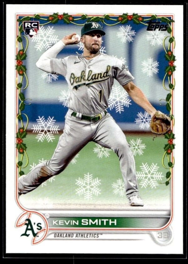 2022 Topps Holiday Binghamton Rumble Ponies #68 Kevin Smith RC Rookie