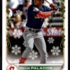 2022 Topps Holiday Cleveland Guardians #69 Richie Palacios RC Rookie