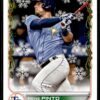 2022 Topps Holiday Tampa Bay Rays #115 Rene Pinto RC Rookie