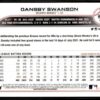 2022 Topps Holiday Atlanta Braves #28 Dansby Swanson