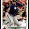 2022 Topps Holiday Milwaukee Brewers #185 Christian Yelich