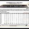 2022 Topps Holiday Milwaukee Brewers #185 Christian Yelich