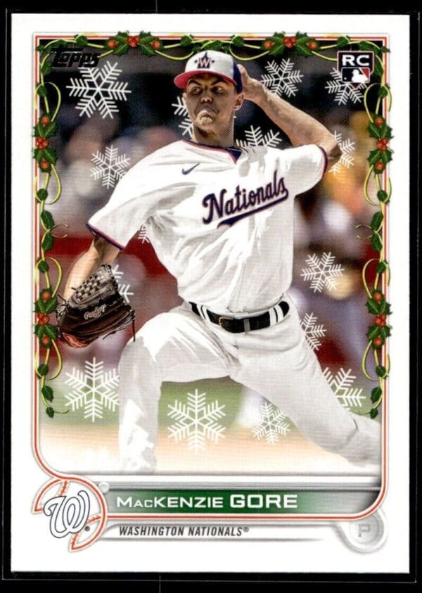 _10 2022 Topps Holiday Amarillo Sod Poodles #13 MacKenzie Gore RC Rookie