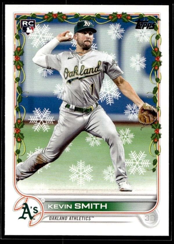 2022 Topps Holiday Toronto Blue Jays #68 Kevin Smith RC Rookie