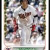 2022 Topps Holiday Minnesota Twins #52 Jose Miranda RC Rookie