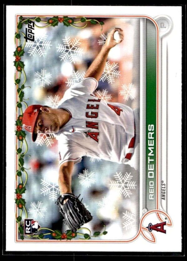 _10 2022 Topps Holiday AZL Angels #147 Reid Detmers