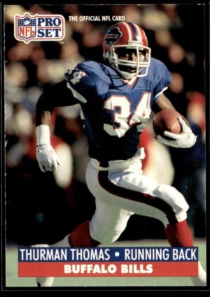 _10 1991 Pro Set Buffalo Bills #86 Thurman Thomas
