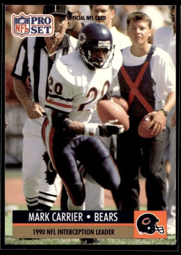1991 Pro Set Chicago Bears #18 Mark Carrier