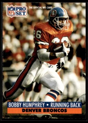 1991 Pro Set Denver Broncos #140 Bobby Humphrey