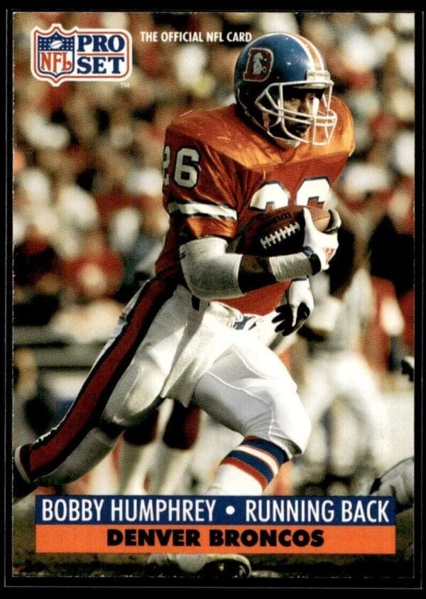 1991 Pro Set Denver Broncos #140 Bobby Humphrey