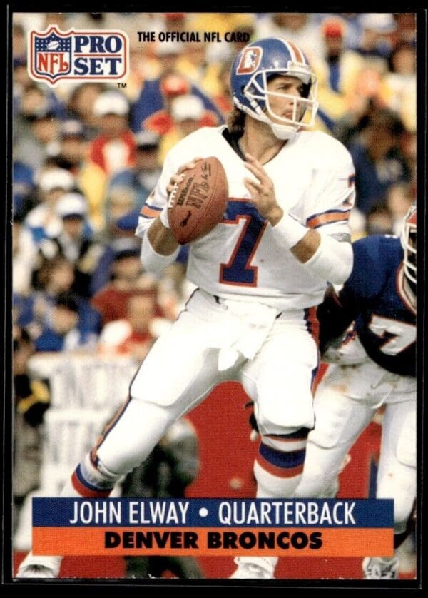 1991 Pro Set Denver Broncos #138 John Elway
