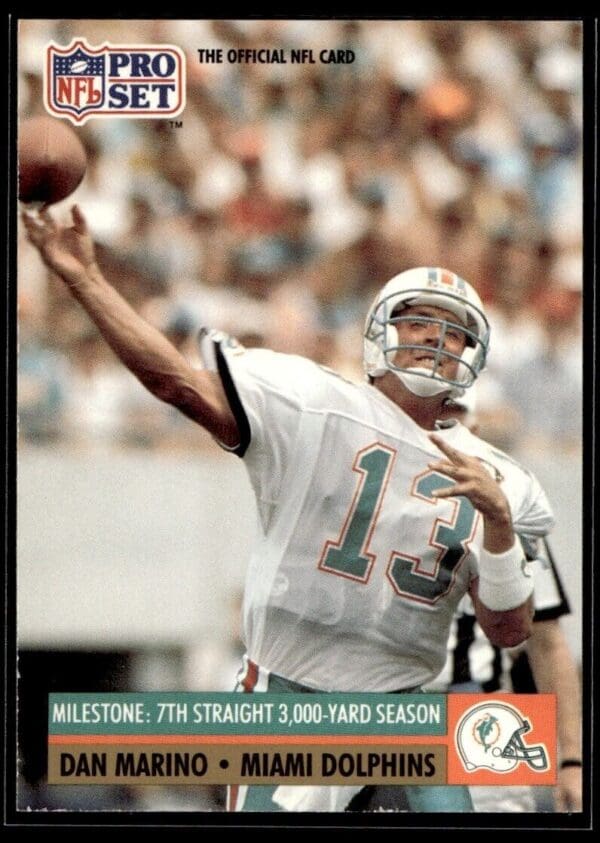 1991 Pro Set Miami Dolphins #688 Miami Dolphins