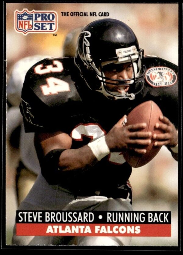 1991 Pro Set Atlanta Falcons #91 Steve Broussard
