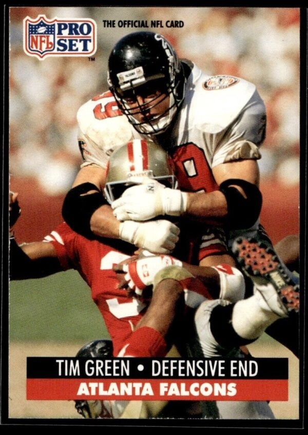 _10 1991 Pro Set Atlanta Falcons #94 Tim Green