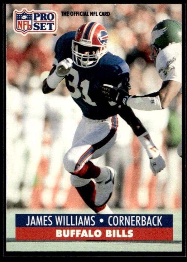 1991 Pro Set Buffalo Bills #87 James Williams