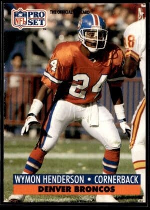 1991 Pro Set Denver Broncos #139 Wymon Henderson