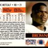 1991 Pro Set Cleveland Browns #123 Eric Metcalf