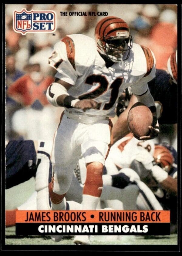 1991 Pro Set Cincinnati Bengals #110 James Brooks