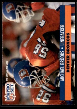 1991 Pro Set Denver Broncos #137 Michael Brooks
