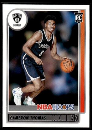 2021 NBA Hoops Brooklyn Nets #231 Cameron Thomas RC Rookie