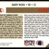 1991 Pro Set Kansas City Chiefs #7 Barry Word