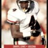 1991 Pro Set Arizona Wildcats #34 Darryll Lewis RC Rookie