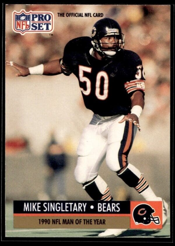 1991 Pro Set Chicago Bears #5 Mike Singletary