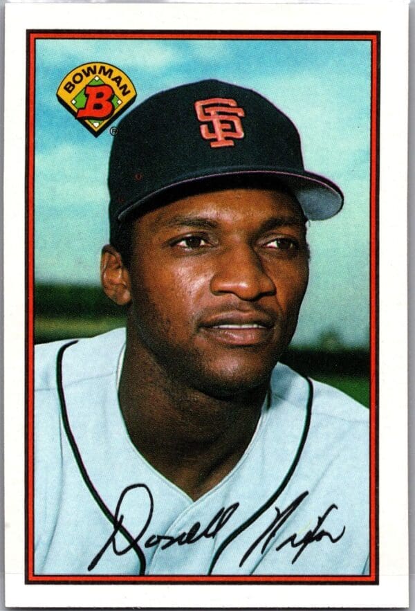 1989 Bowman San Francisco Giants #477 Donell Nixon