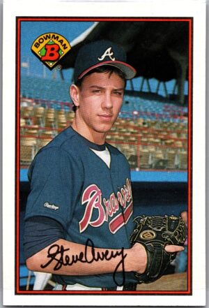 _10 1989 Bowman Atlanta Braves #268 Steve Avery RC Rookie