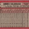 1989 Bowman Montreal Expos #365 Andres Galarraga